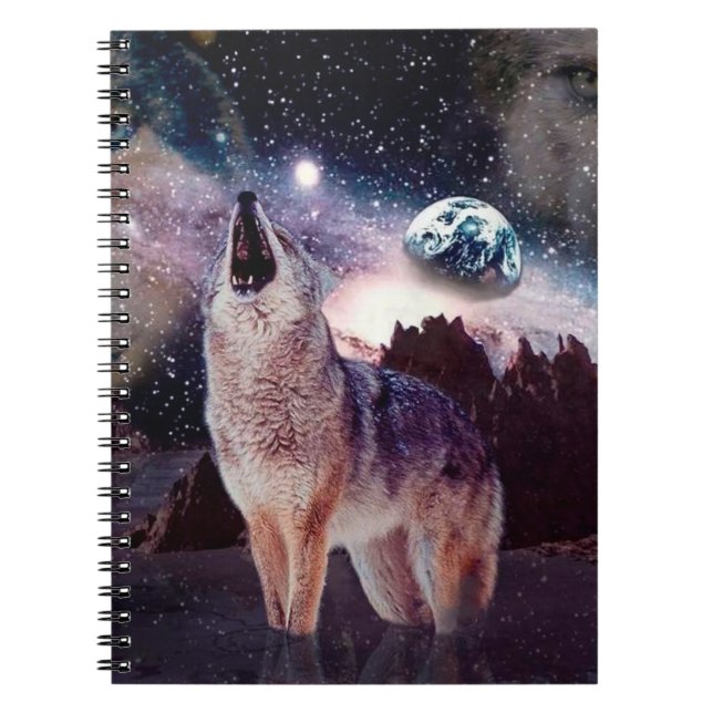 Varg genom universum anteckningsbok (Framsidan)