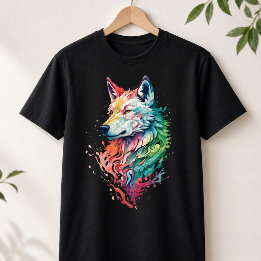 Varg Grafisk Streetwear T-shirt Djärv & Färgrik