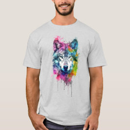 Varg Graphics Art Animal Vargar Fläkt Art T Shirt