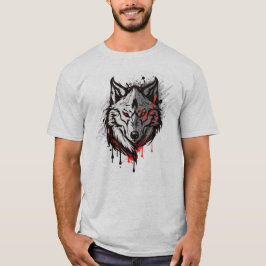 Varg Graphics Art Animal Vargar Fläkt Art T Shirt