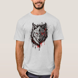Varg Graphics Art Animal Vargar Fläkt Art T Shirt
