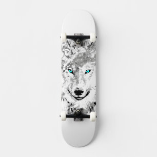 Varg GRÅTT VARG TECKNING Skateboard Varg