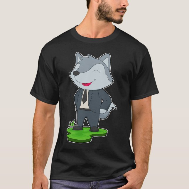 Varg Groom Slip Bröllop T Shirt (Framsida)