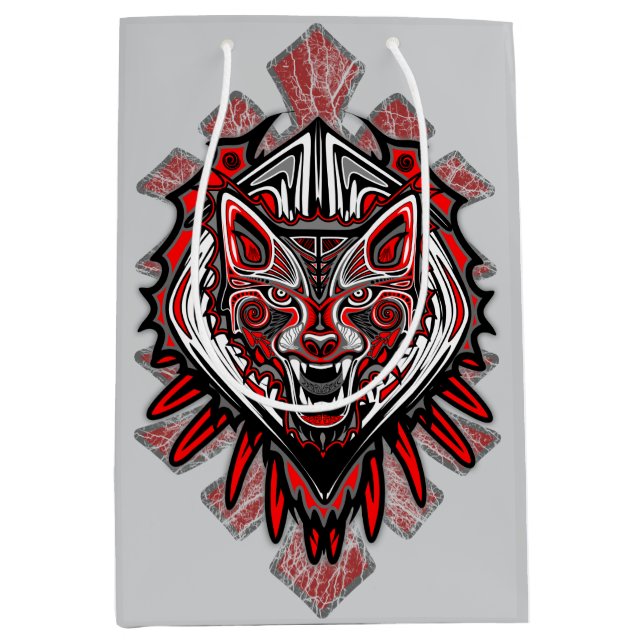 Varg Haida-stammestotemdesign (Framsidan)