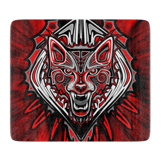 Varg Haida-stammestotemdesign (Framsidan)