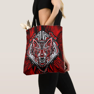 Varg Haida-stammestotemdesign Tygkasse