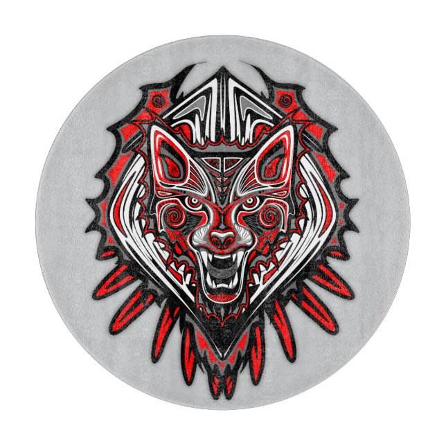 Varg Haida Tribal Totem Design (Framsidan)