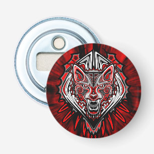 Varg Haida Tribal Totem Design Flasköppnare