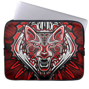 Varg Haida Tribal Totem Design Laptop Fodral
