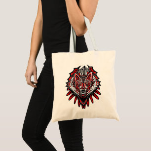 Varg Haida Tribal Totem Design Tygkasse