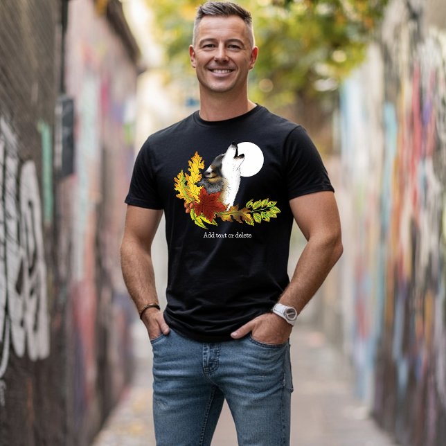 Varg Harvet Måne T Shirt (Skapare uppladdad)