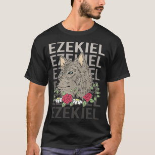 Varg Head - Ezekiel Namn T Shirt
