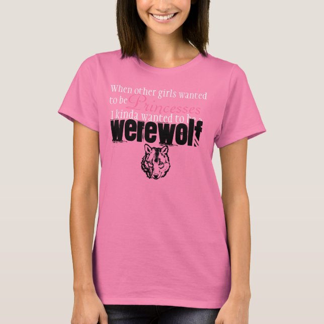 varg_head, när andra flickor ville vara, Princ... T Shirt (Framsida)