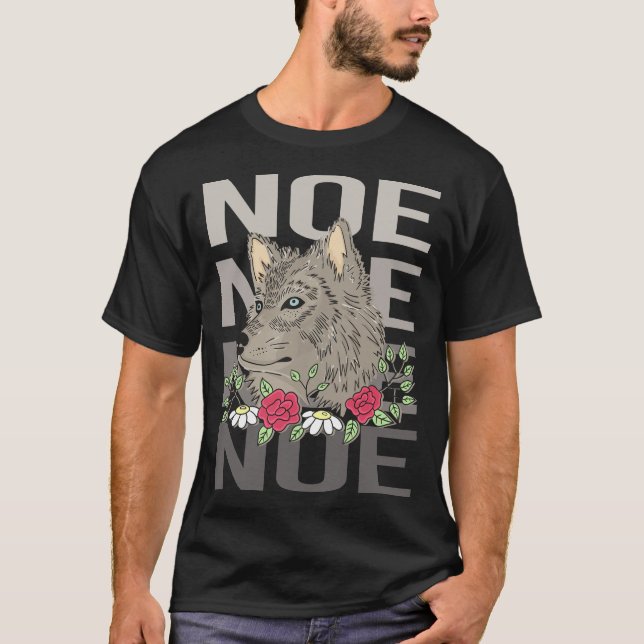Varg Head - Noe Namn T Shirt (Framsida)
