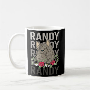Varg Head - Randy Namn Kaffemugg