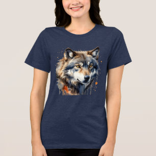 Varg Head Wildlife Nature Art Animal T Shirt