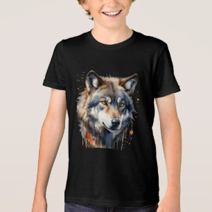 Varg Head Wildlife Nature Art Animal T Shirt