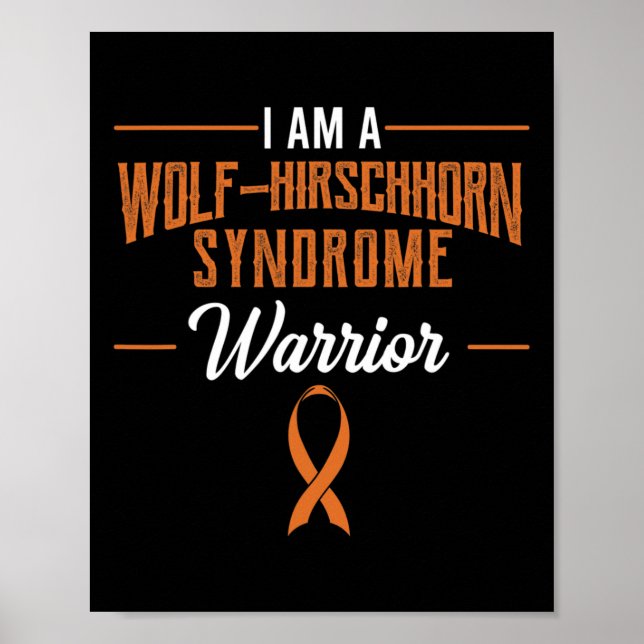 Varg-hirschhorn Syndrome Warrior Awareness Whs Rib Poster (Framsidan)