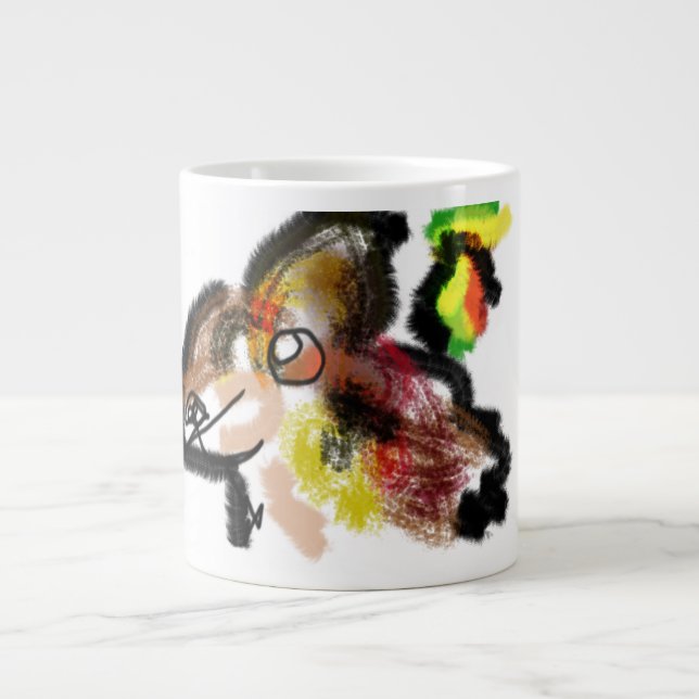 Varg höst jumbo mugg (Framsidan)