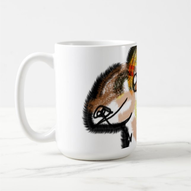 Varg höst kaffemugg (Vänster)