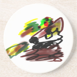 Varg hösten ansikte underlägg