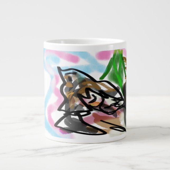 Varg höstglädje jumbo mugg (Framsidan)