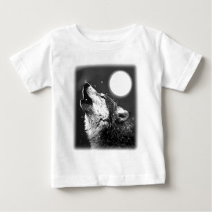 Varg Howling i Måne Tröja
