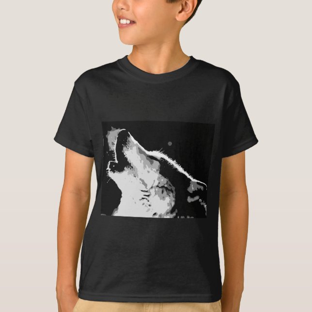 Varg Howling T-shirt (Framsida)