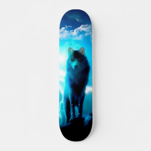 Varg i åskvädret mini skateboard bräda 18,5 cm