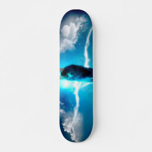 Varg i åskvädret mini skateboard bräda 18,5 cm