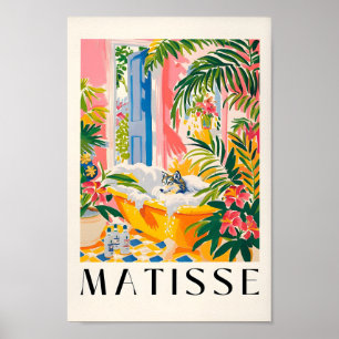 Varg i Bathtub Funny Poster, Matisse Art Print, M Poster