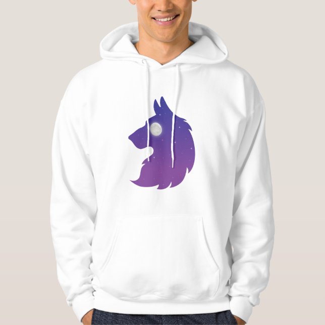 varg i en dröm hoodie (Framsida)