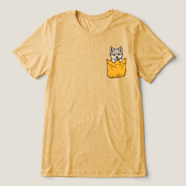 Varg I Ficka T Shirt (Design Framsida)