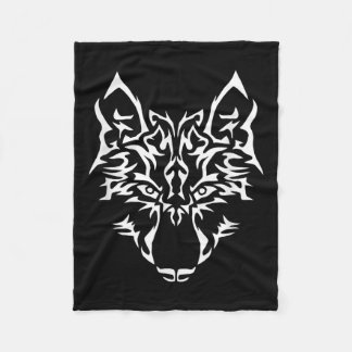 Varg I Predator Mystic Hund Tattoo Gift Fleecefilt