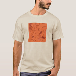varg i rött t shirt