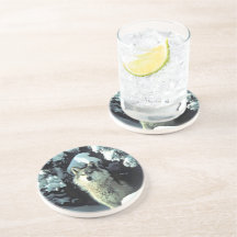 Varg i vinterskogs scen