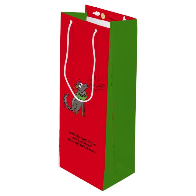 Varg julklapp - underbart barn (Framsidan Vinklad)