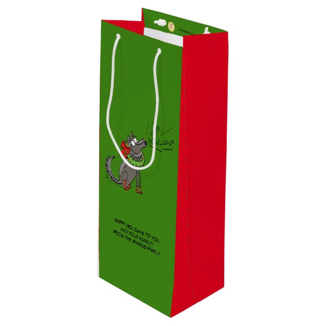 Varg julklapp - underbart barn (Framsidan Vinklad)