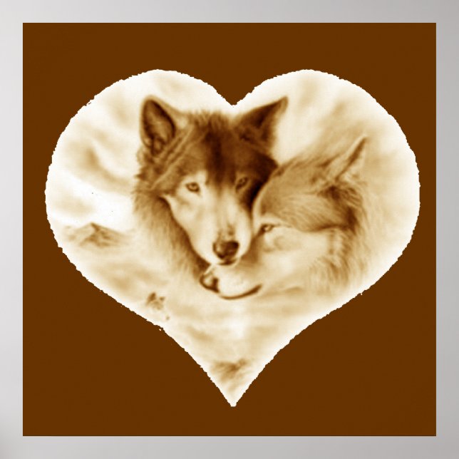 Varg Kärlek Poster (Framsidan)