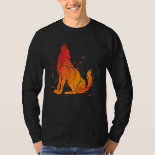 Varg Kärlek Vargar Tribal Tattoo Varg Design T Shirt