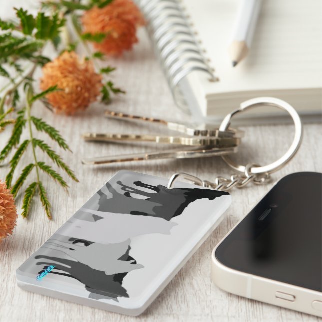 Varg Keychain (Högra Framsidan)