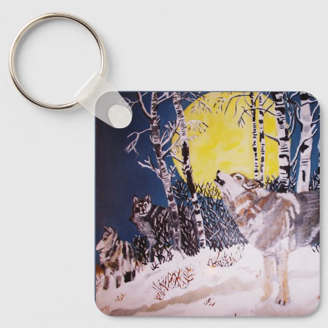 VARG KEYCHAIN NYCKELRING (Framsida)