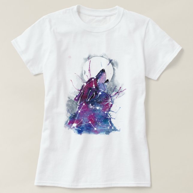 Varg konst tröja (Design framsida)