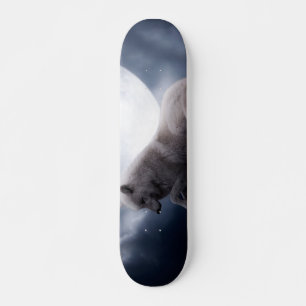 Varg Kung av vildmark Mini Skateboard Bräda 18,5 Cm
