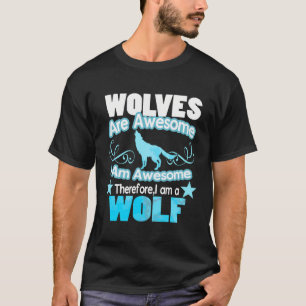 Varg Långärmad Shirt - Vargar är Fantastisk jag är T