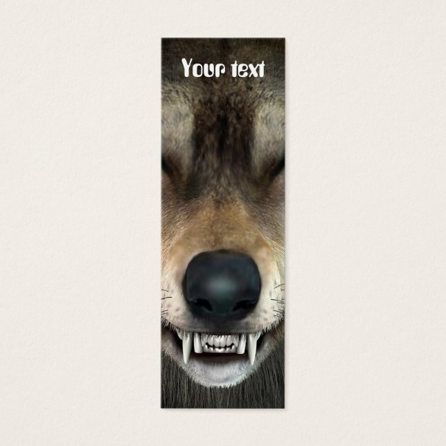 Varg Litet Visitkort (Framsidan)