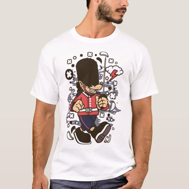 Varg london-vakt t shirt (Framsida)