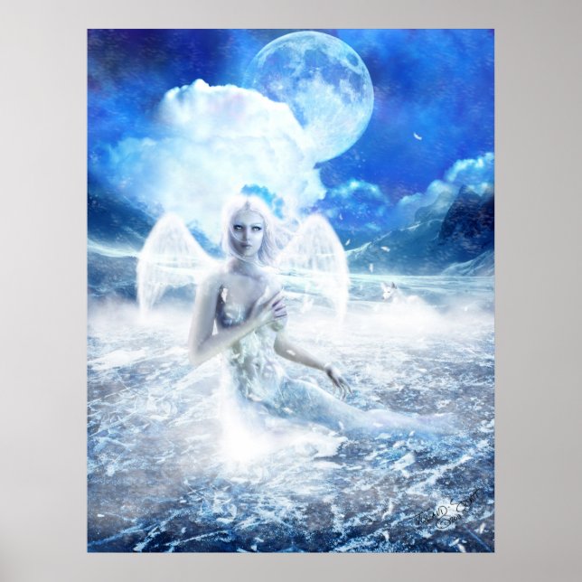 "Varg Måne" Poster (Framsidan)