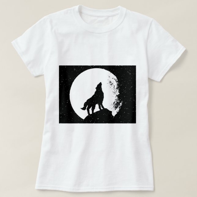Varg & Måne Silhoutte Tee (Design framsida)