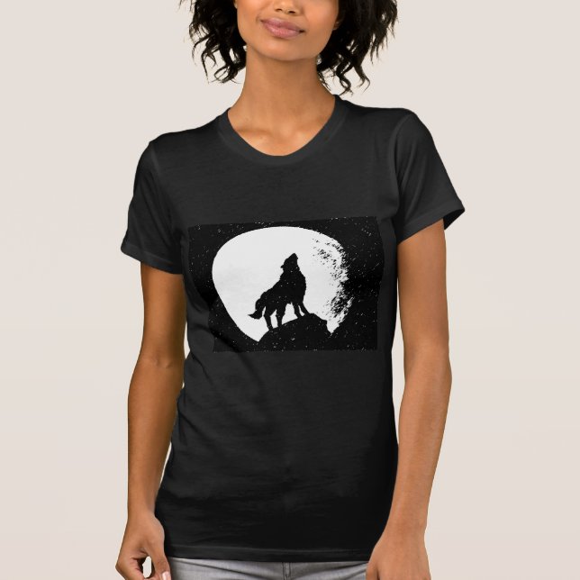 Varg & Måne Silhoutte Tee Shirt (Framsida)